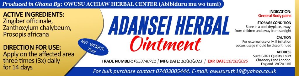 Adansei Herbal Ointment